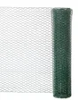 Grillage Pour Animaux Triple Torsion Vert, H.0.5 X L.3 M, Maille H.13 X L.13 Mm