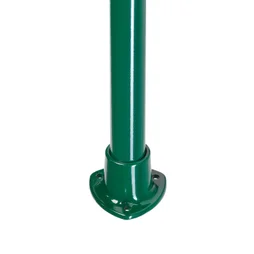 Platine aluminium à visser Univers vert, H.8 x l.11 x P.11 cm