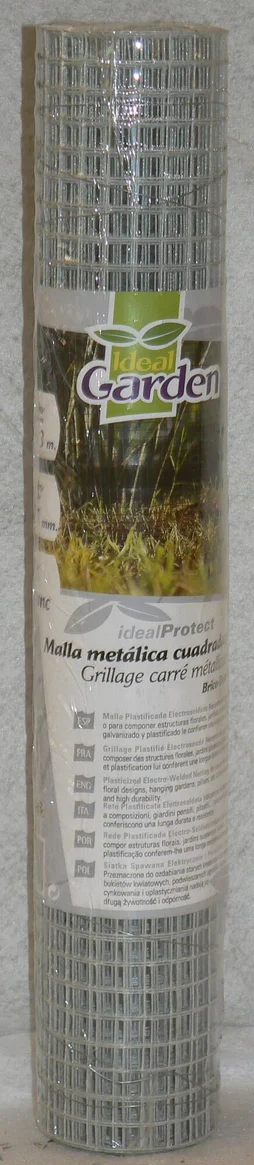 Grillage Pour Animaux Soudé Blanc, H.0.5 X L.3 M, Maille H.12 X L.12.7 Mm