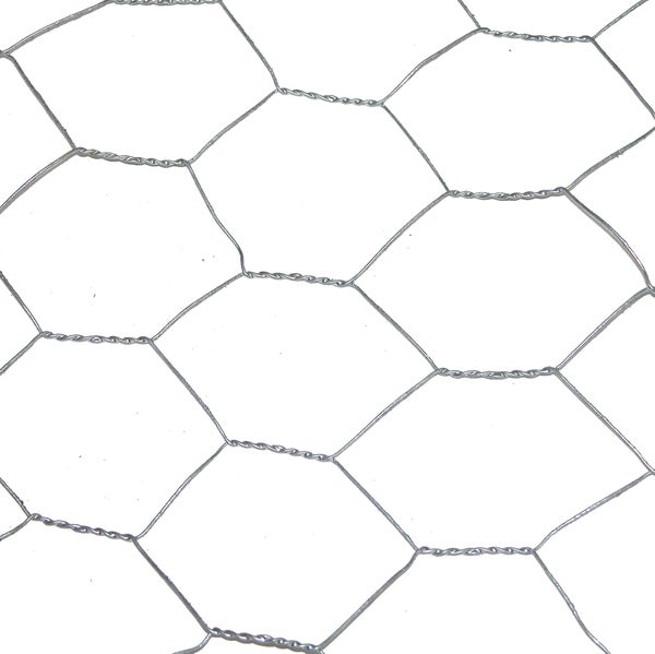 Grillage Pour Animaux Triple Torsion Gris, H.0.5 X L.3 M, Maille H.40 X L.40 Mm