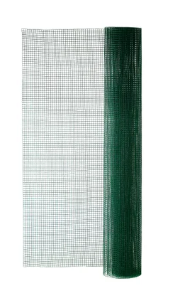 Grillage Pour Animaux Soudé Vert, H.1.5 X L.5 M, Maille H.12 X L.12.7 Mm