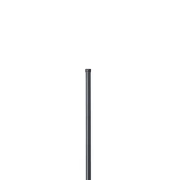 Poteau acier galvanisé rond univers gris, H.150 x L.4.8 x P.4.8 cm