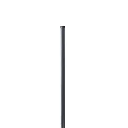 Poteau acier galvanisé rond univers gris, H.200 x L.4.8 x P.4.8 cm