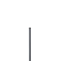 Poteau Acier Galvanisé Rond Univers Gris, H.110 X L.4.8 X P.4.8 Cm