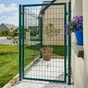 Portillon grillagé Eco l.105 x H.125 cm, vert