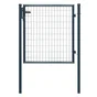 Portillon grillagé Eco garden l.105 x H.100 cm, gris