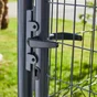Portillon grillagé Eco l.105 x H.150 cm, gris