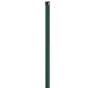 Poteau acier galvanisé rond univers vert, H.225 x L.4.8 x P.4.8 cm