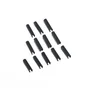 Lot De 100 Clips Pvc À Fixer Lixo Gris, H.1 Cm