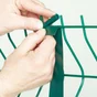 Lot De 100 Clips Pvc À Fixer Lixo Vert, H.1 Cm