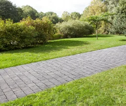 Pavé béton Samara, L.15 Cm x L.15 Cm x Ep.60 mm gris / noir nuancé