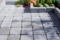 Pavé Béton Samara, Gris, Noir Nuancé L.10.5 Cm X L.10.5 Cm X Ep.40 Mm