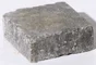 Pavé Béton Samara, Gris, Noir Nuancé L.10.5 Cm X L.10.5 Cm X Ep.40 Mm