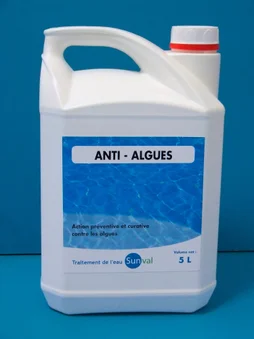 Antialgues piscine, liquide, 5L