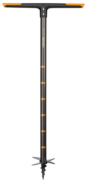 Tarière Acier Forgé Fiskars, Quikdrill, Manche Métal L.110 Cm