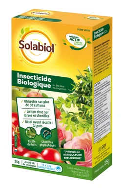 Traitement des insectes potager et fruitiers SOLABIOL, pour potager et verger, 2