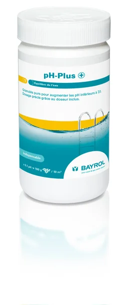 Rehausseur de ph spa BAYROL, granulé 1 l 1 kg