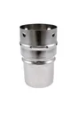 Raccord flexible sur rigide pour tubage, JONCOUX, diam. 80 mm inox