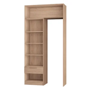 Façade de tiroir de tiroir, effet bois SPACEO Home H.20 x l.60 x P1.6 cm