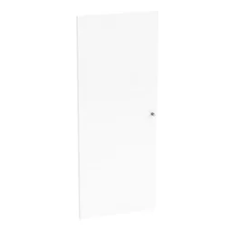 Porte Battante Home Blanc Brillant Brillant H.100 X L.40 Cm