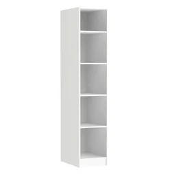 Caisson Spaceo Home, Blanc H.200 X L.40 X P.60 Cm