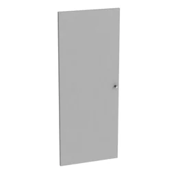 Porte Battante Home Gris Gris 1 Mat H.100 X L.40 Cm