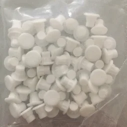 Lot De 65 Cache-Trous Spaceo Home, Blanc