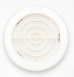 Grille d'aération abs naturel Diam.12.1 cm