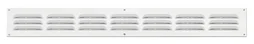 Grille d'aération aluminium laqué, L.5 X L.40 Cm