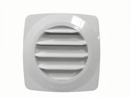 Grille d'aération abs naturel, L.12.5 x l.12.5 cm