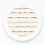 Grille d'aération abs naturel Diam.12 cm