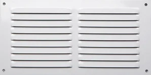 Grille d'aération aluminium laqué, L.15 x l.30 cm