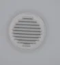 Grille d'aération aluminium laqué Diam.12.5 cm