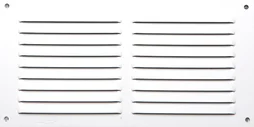 Grille d'aération aluminium laqué, L.10 x l.20 cm