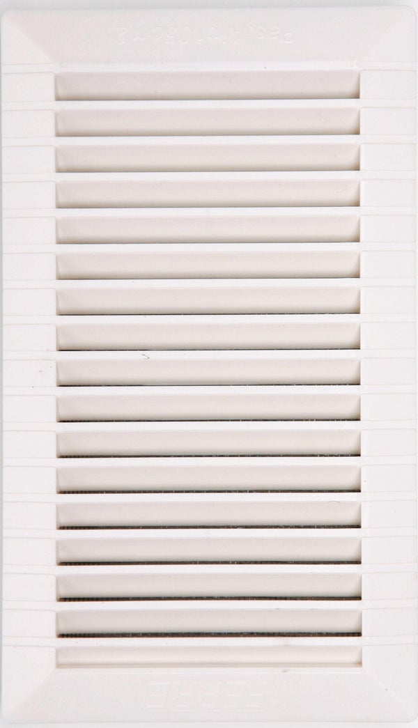 Grille d'aération abs naturel, L.23 x l.13.5 cm