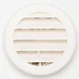 Grille d'aération abs naturel Diam.9.8 cm