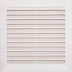 Grille d'aération abs naturel, L.18.2 x l.18.2 cm