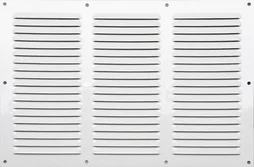 Grille d'aération aluminium laqué, L.20 x l.30 cm