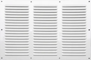 Grille d'aération aluminium laqué, L.20 x l.30 cm