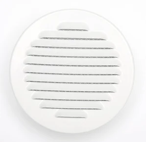 Grille d'aération aluminium laqué Diam.15 cm