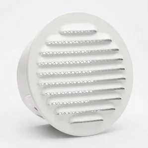 Grille d'aération aluminium laqué Diam.15 cm