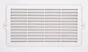 Grille d'aération abs naturel, L.12.9 x l.25.1 cm