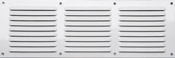 Grille d'aération aluminium laqué, L.10 x l.30 cm