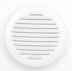 Grille d'aération aluminium laqué Diam.11 cm
