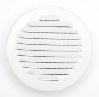 Grille d'aération aluminium laqué Diam.11 cm