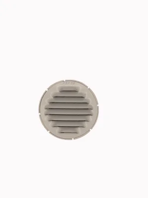 Grille d'aération aluminium laqué Diam.11 cm