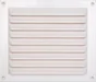 Grille d'aération abs naturel, L.14.6 x l.17.5 cm