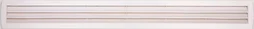 Grille d'aération abs naturel, L.6 x l.51.7 cm