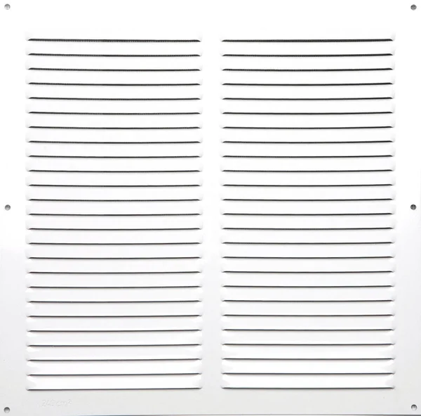 Grille d'aération aluminium laqué, L.30 x l.30 cm