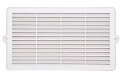 Grille d'aération abs naturel, L.15.2 x l.27.6 cm